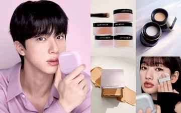 誰懂「眼下提亮」的重要性？BTS Jin御用氣墊、雅頓小粉霜、肌膚之鑰、LAURA MERCIER蜜粉，這篇是完美底妝的救命稻草！