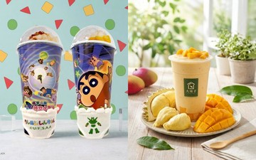 夏日手搖新品來了！特‧好喝攜手蠟筆小新、大苑子水果之王冰沙開喝