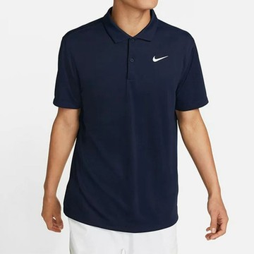 E171-NIKE 中性 高階 POLO 丈青 (M-65公斤L-75公斤XL-85公斤2L-95公斤
