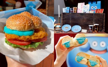 史萊姆現身早餐店💙拉亞漢堡聯名《勇者鬥惡龍》掀粉絲暴動🍔
